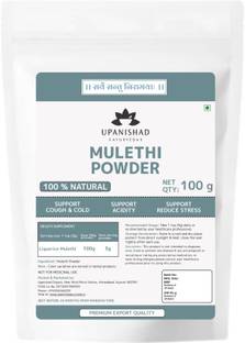 UPANISHAD AYURVEDA Mulethi(Jethimadh) Powder Finely Ground | Cure for Acidity Cold & Cough