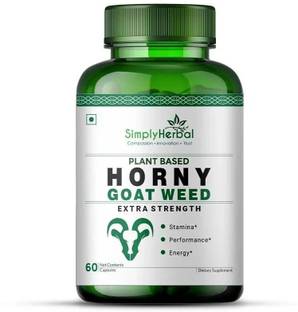 Simply Herbal Horny Goat Weed + Maca 800 mg Natural Stamina & Energy