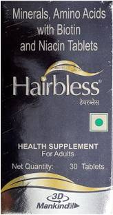 Hairbless TABLET - 1 BOTTLE