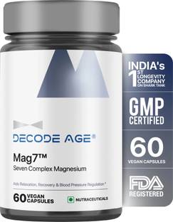 Decode Age Mag7 Magnesium Supplement, 99% Pure, Strong Bones and Muscle Recovery