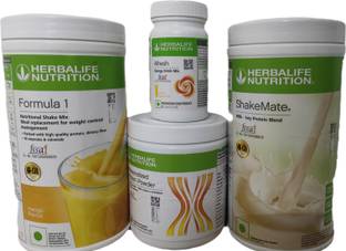 Herbalife Nutrition WEIGHT LOSS F1 MANGO SHAKE & SHAKEMATE & PROTEIN POWDER200GM & AFRESH LEMON