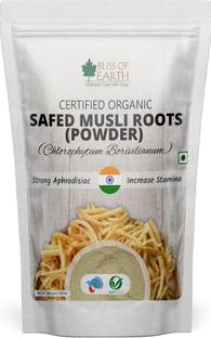 Bliss of Earth Safed Musli Powder Orgnaic Chlorophytum Borivilianum Boost Immunity & Energy