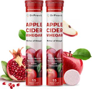 Dr.Provit Apple Cider Vinegar for Weight Loss Tablet with Mother Effervescent Vinegar