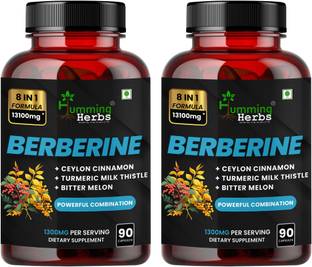 Humming Herbs Berberine HCL -Herbal, Immune Function, Cardiovascular, Gastrointestinal Support