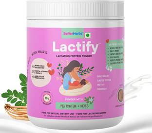 better herbs Lactify Lactation Protein Powder for Milk Supply Boost | Chocolate Flavour