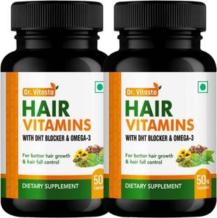 VITASTA Hair Vitamins With DHT Blocker & Omega-3 For Hair Growth