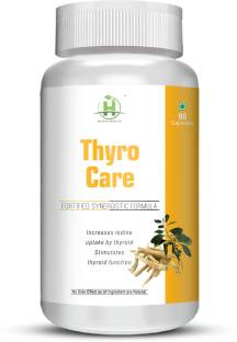 Healthy Nutrition Natural Thyro Care Supplement for Thyroid Function & Metabolism Veg