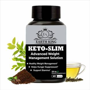 EARTH KING Keto Slim Advanced Weight Loss & Fat Burner for Men & Women – 60 Capsules