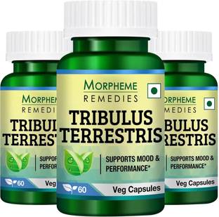 Morpheme Remedies Tribulus Terrestris Caps 500mg Extract (Pack Of 3)