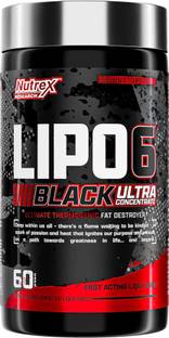 Nutrex LIPO 6 BLACK FAT BURNER UC WITH VERIFICATION CODE | FAT LOSS SUPPLEMENT FOR MEN
