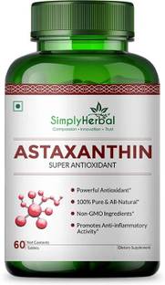 Simply Herbal Astaxanthin with 4mg Asta Real, for Eyes & Skin