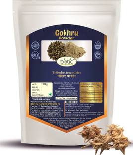 biotic Gokhru Powder ( Tribulus Terrestris ) Caltrops | Gokharu Powder - 100 gms.