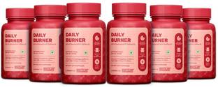 What's Up Wellness Daily Burner Weight Loss Capsules with ACV | Fat Burner | Pack of 6 | 180 No