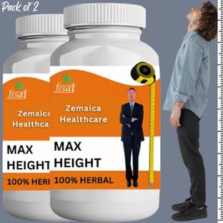 Zemaica Healthcare Max Height Gainer powder 100g Pack Of 2