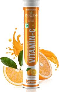 End2End Nutrition Natural Amla Vitamin C 1000mg Zinc 10 mg Effervescent