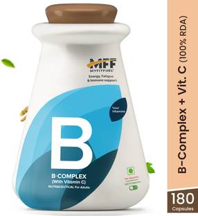 MyFitFuel B-Complex with Vitamin C, 180 Capsules