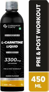 CARBAMIDE FORTE L-Carnitine Liquid 3300mg | L Carnitine L-Tartrate Supplement for Fat Loss