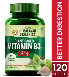 Vlado's Himalayan Organics Plant-Based Vitamin B3 | Supports Healthy Skin and Heart
