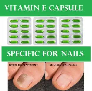 gementis VITAMIN E FOR TREATING NAILS AND MAKE THEM SMOOTH LONG AND SHINY (3*10CAPS)
