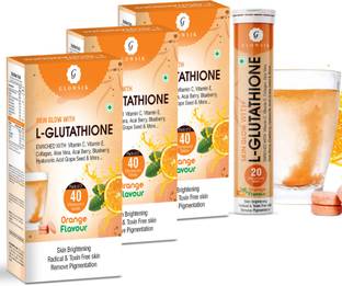G GLOWSIK Glutathione Skin Glow 120 Effervescent Tablet with collagen Healthy Glowing skin