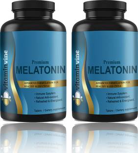 Vitaminvine Sleeping Pills Aid for Deep Sleep with Melatonin Tablets (S258)