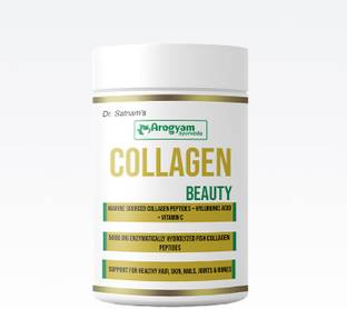 Dr.Satnam's Arogyam Ayurveda Beauty Collagen with Vitamin C Supports Healthy Hair, Skin, Nail, Joint & Bones