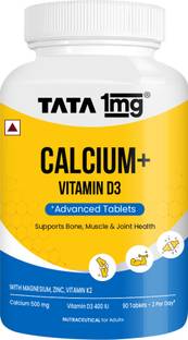 TATA 1mg Calcium + D3 Tablet for better absorption Of Calcium, Joint Health & Immunity