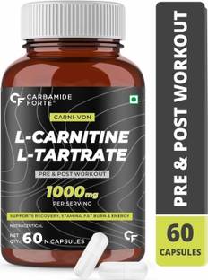 CARBAMIDE FORTE L-Carnitine L-Tartrate Supplement for Fat Loss with 1000mg for Men & Women