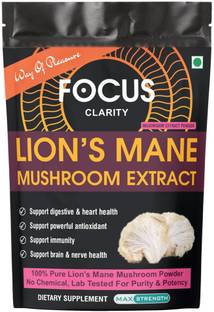 Way Of Pleasure Lions Mane Mushroom Extract For Focus, Immunity Mushroom Supplement