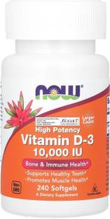 Now Foods Vitamin D-3, High Potency, 10,000 IU, 240 Softgels