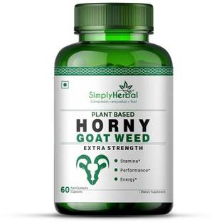 Simply Herbal Horny Goat Weed Extract With Maca - 800 Mg - 90 Capcules