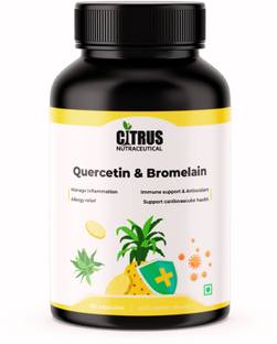 CITRUS NUTRACEUTICAL Quercetin with Bromelain For Boost Immunity Respiratory Health and Antioxidant