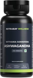 Nutrabay Wellness Ashwagandha Tablet (Withania Somnifera), Enhances Energy & Stamina