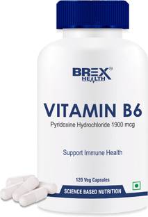 Brexhealth Vitamin B6 (Pyridoxine Hydrochloride) | Brain Health Support, Immune Support