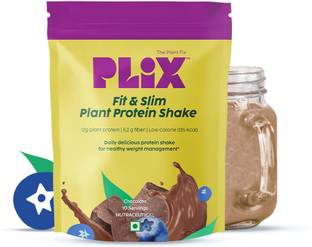 The Plant Fix Plix Fit & Slim Plant Protein Shake with 12G Protein, 5.2G Fiber, 6 Fruits & Veggies