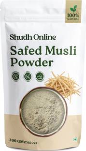 Shudh Online Safed Musli Powder/Chlorophytum Borivilianum Powder/White Musli Powder