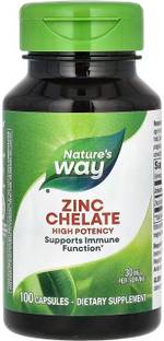 Nature's Way Zinc Chelate, 30 mg, 100 Capsules