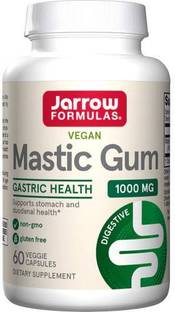 Jarrow Formulas Formulas Mediterranean Mastiha Tree Resin Mastic Gum 1000 mg 60 Veggie Caps