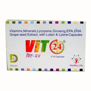 vit24 Vit-24 Capsule Comprehensive Source of 28 Vital Nutrients