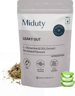 Miduty Leaky Gut Support - L-Glutamine - Acidity - Bloating - Digestion - Probiotic