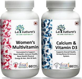 La Natures Women's Multivitamin + Calcium & Vitamin D3 for Hair, Skin & Immunity