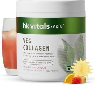 HEALTHKART hk vitals Skin Veg Collagen Powder, Vegetarian Supplement, Mixed Fruit
