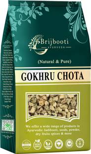 BrijBooti Gokhru Chota Raw (200 Gm) | Tribulus Terrestris Seeds | Small Caltrops