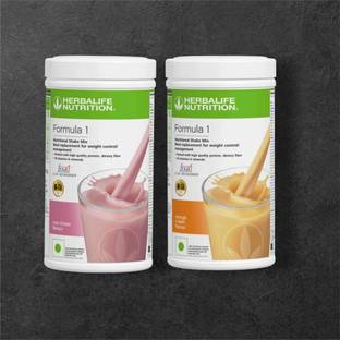 HERBALIFE F1 SHAKE MIX-ROSE KHEER AND ORANGE