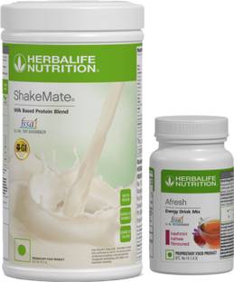 HERBALIFE Shake Mate 500GM and Afresh Enrgy Dinrik Kashmiri kahwa 50g