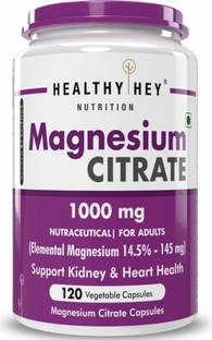 HealthyHey Nutrition Magnesium Citrate - Vegetable Capsules