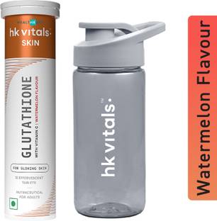 HEALTHKART HK Vitals Glutathione Effervescent Tablets with Vitamin C & E, 300ml Bottle