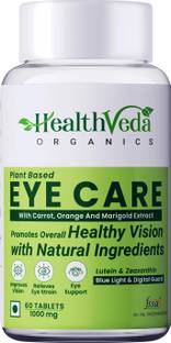 Health Veda Organics Eye Care Tablets for Improved Vision & Eye Care