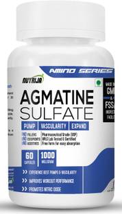 NutriJa Agmatine Sulfate 1000mg - 60 Capsules