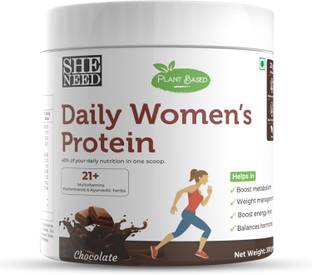 SheNeed Plant Based Daily Women’s Protein Drink with 21+ Nutrients for Women - 300gm